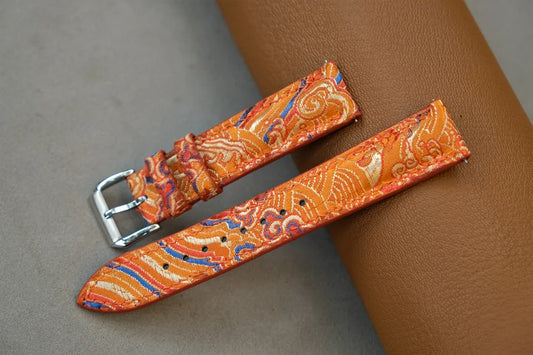 Fabric Watch Strap: Handmade Custom Band (26mm-14mm)-HCH-001