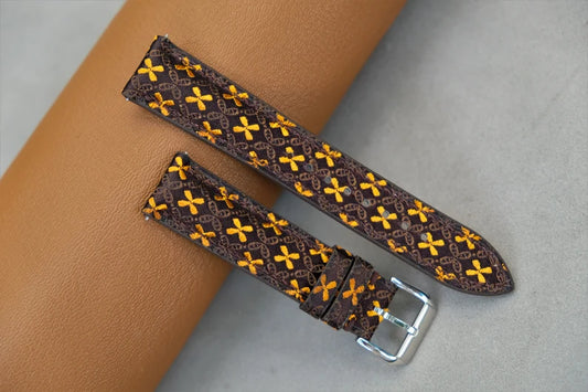 Handmade Khaki Canvas Watch Band: 14mm-26mm-HCH-004