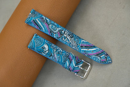 Handmade Fabric Watch Strap: Custom Sizes Available-HCH-005
