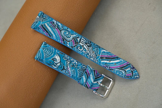 Handmade Fabric Watch Strap: Custom Sizes Available-HCH-005